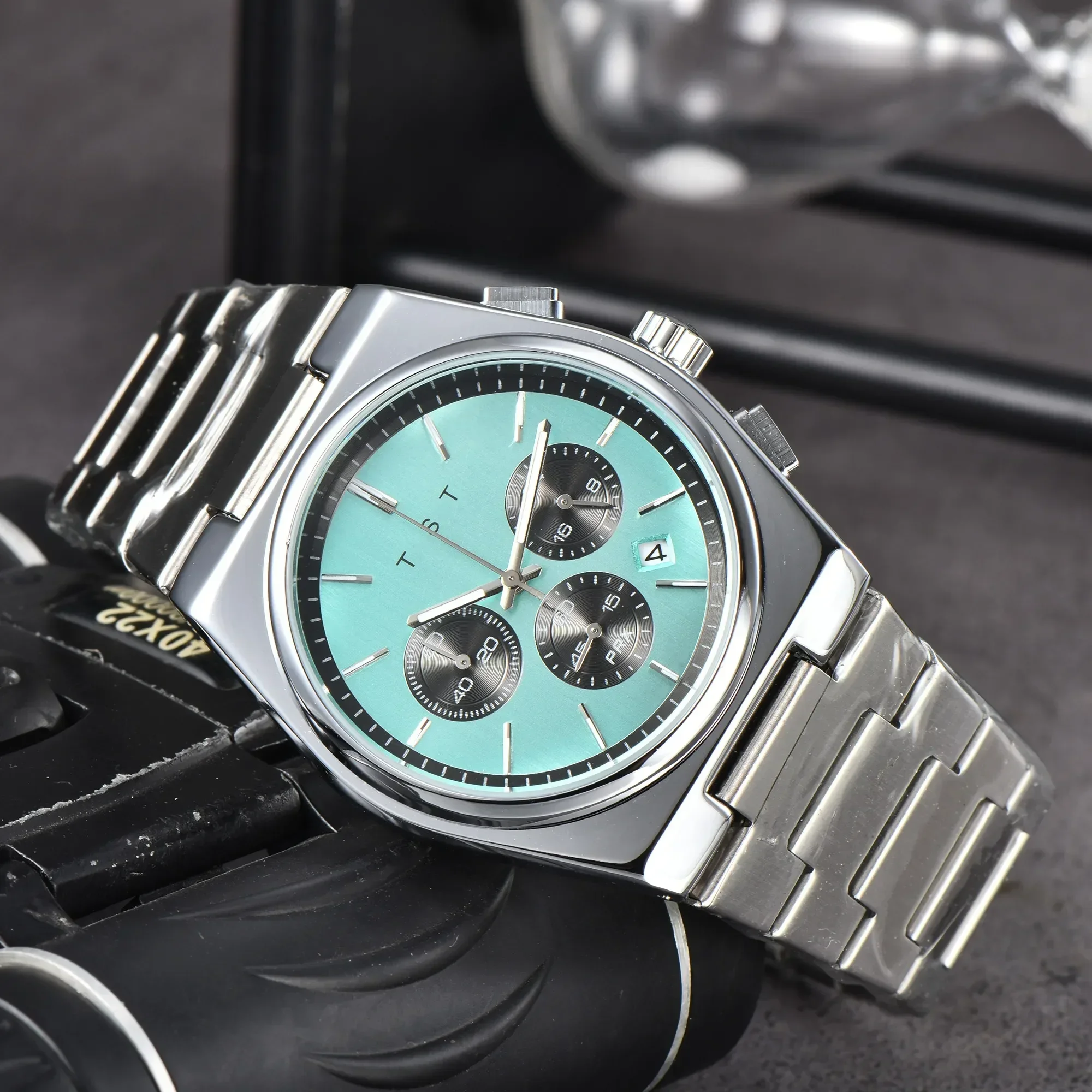 

Luxury Brand Watches for Men Quartz PRX Chronograph High Quality Business Wristwatch Auto Date Dial Waterproof watch