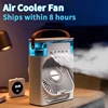 New 3 In 1 Fan AIr Conditioner Household Mini Air Cooler LED Night Light Portable Humidifier Air Adjustment Fan Office Home Fan 1 New 3 In 1 Fan AIr Conditioner Household Mini Air Cooler LED Night Light Portable Humidifier Air Adjustment Fan Office Home Fan 1