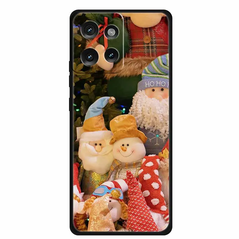 Festive Holiday Silicone Case - Soft TPU Protective Cover with Christmas Design