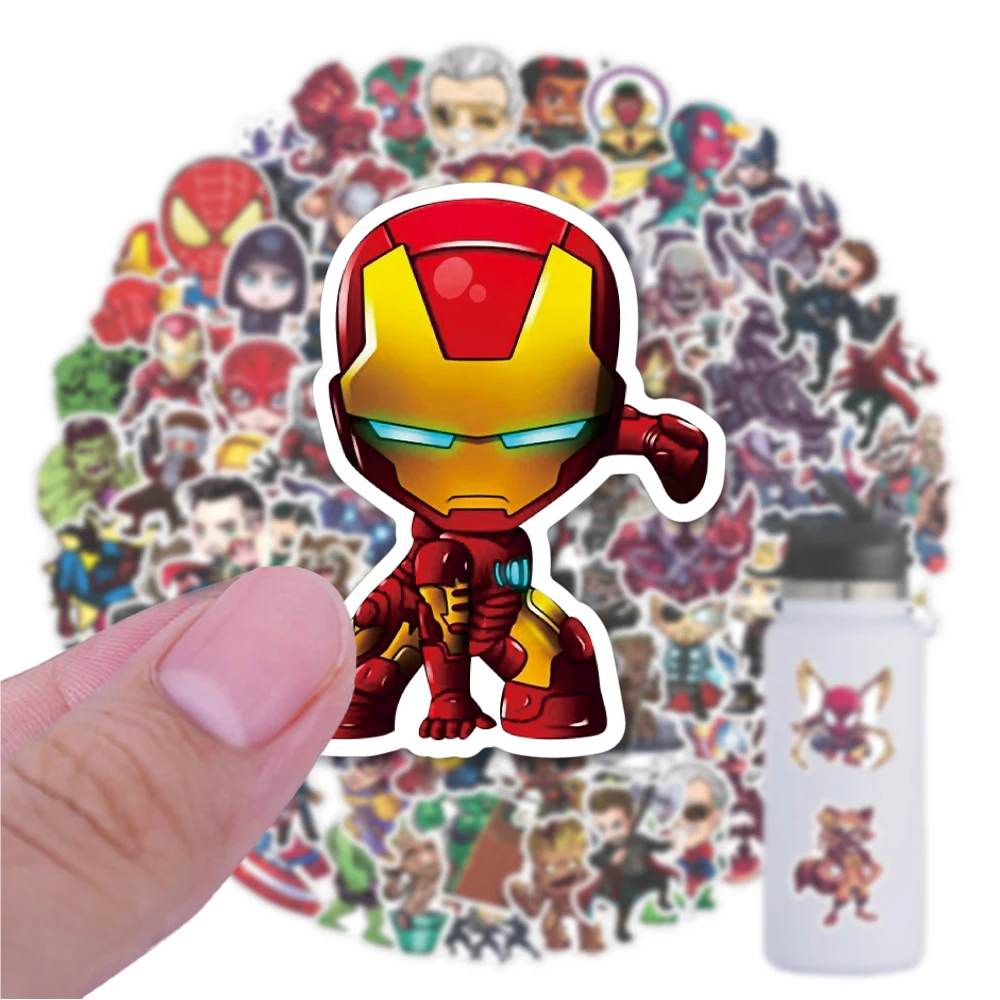 10/30/50/100PCS Disney Marvel The Avengers Stickers for Kids DIY