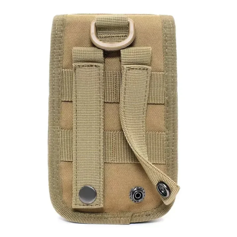Multifunctional Sports Running Waist Belt Mobile Phone Bag Vertical Double Layer Molle Accessory Bag Power Bank Unisex