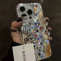 Luxury Abstract Sun Hard Cartoon Anti - Fall Shockproof Phone Case Cover for Poco M6 Pro 4G (1)