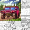 1pc Varlous Vehicles  Art Coloring Book 22 Page Coloring Books Gift For Birthday Party Relieve Stress Kill Time Graffiti 2