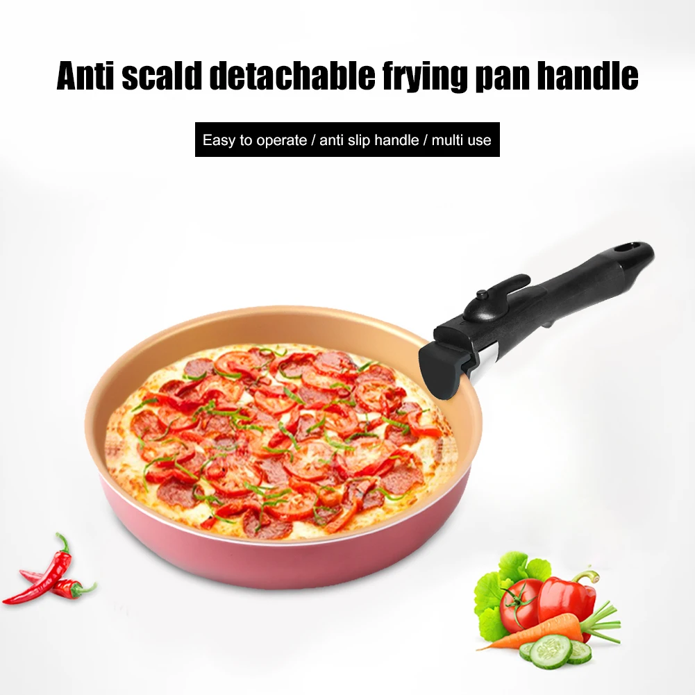Detachable Pot Handle Tableware Detachable Replacement Clip Hand Grip Universal Ergonomic Kitchen Accessories for Cookware