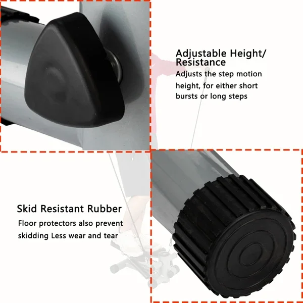  常规款 S025 带拉绳 踏步机 银色 上下踏步--替换编码：91086382-30