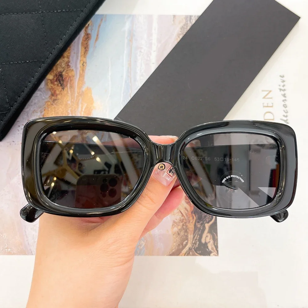 

CH6824 Square sunglasses men top quality Fashion Handmade Round Vintage acetate UV400 eyeglasses fashion women trendy SUNGLASSES