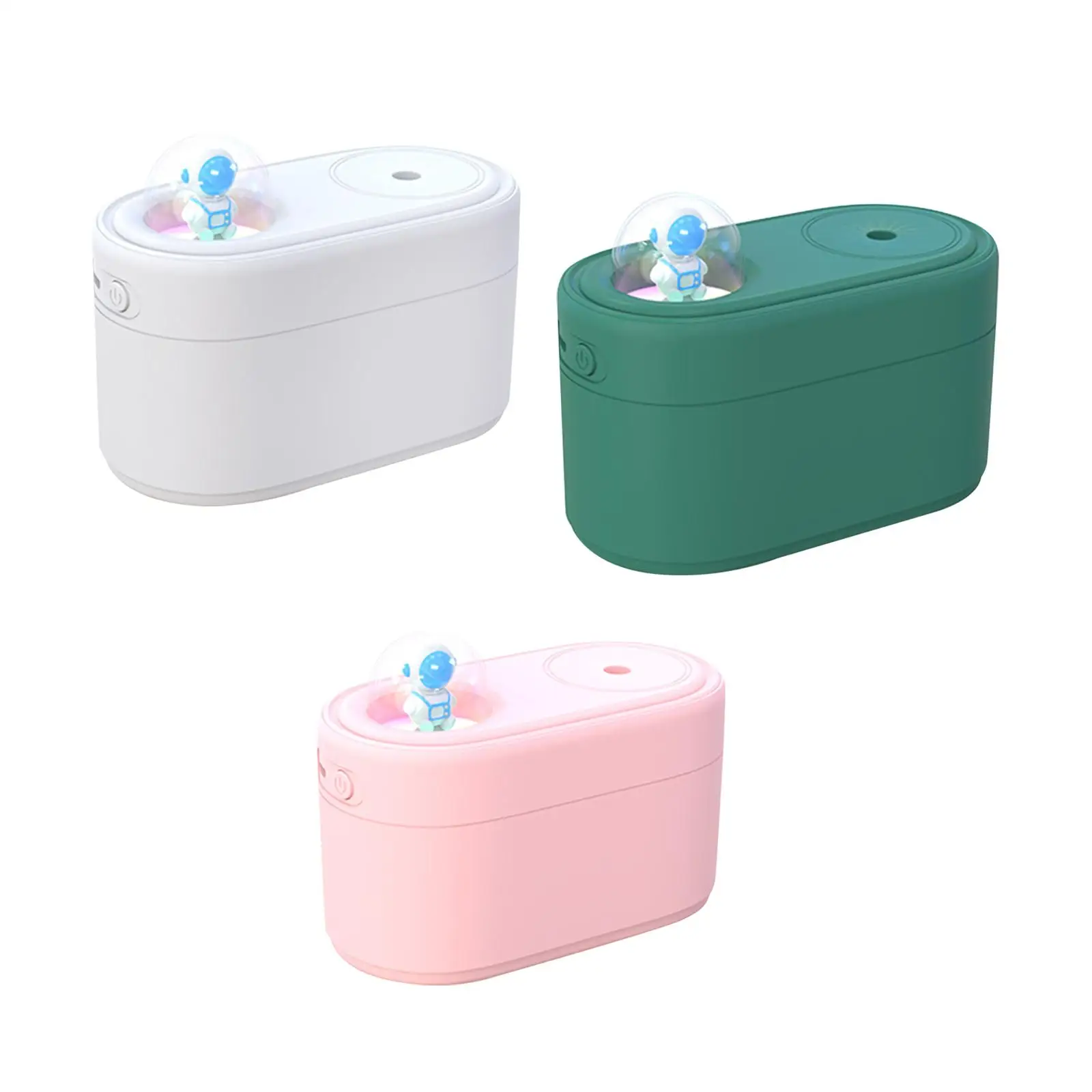 

Mini Air Humidifiers Night Light Whisper 350ml for Tabletop Home Decor