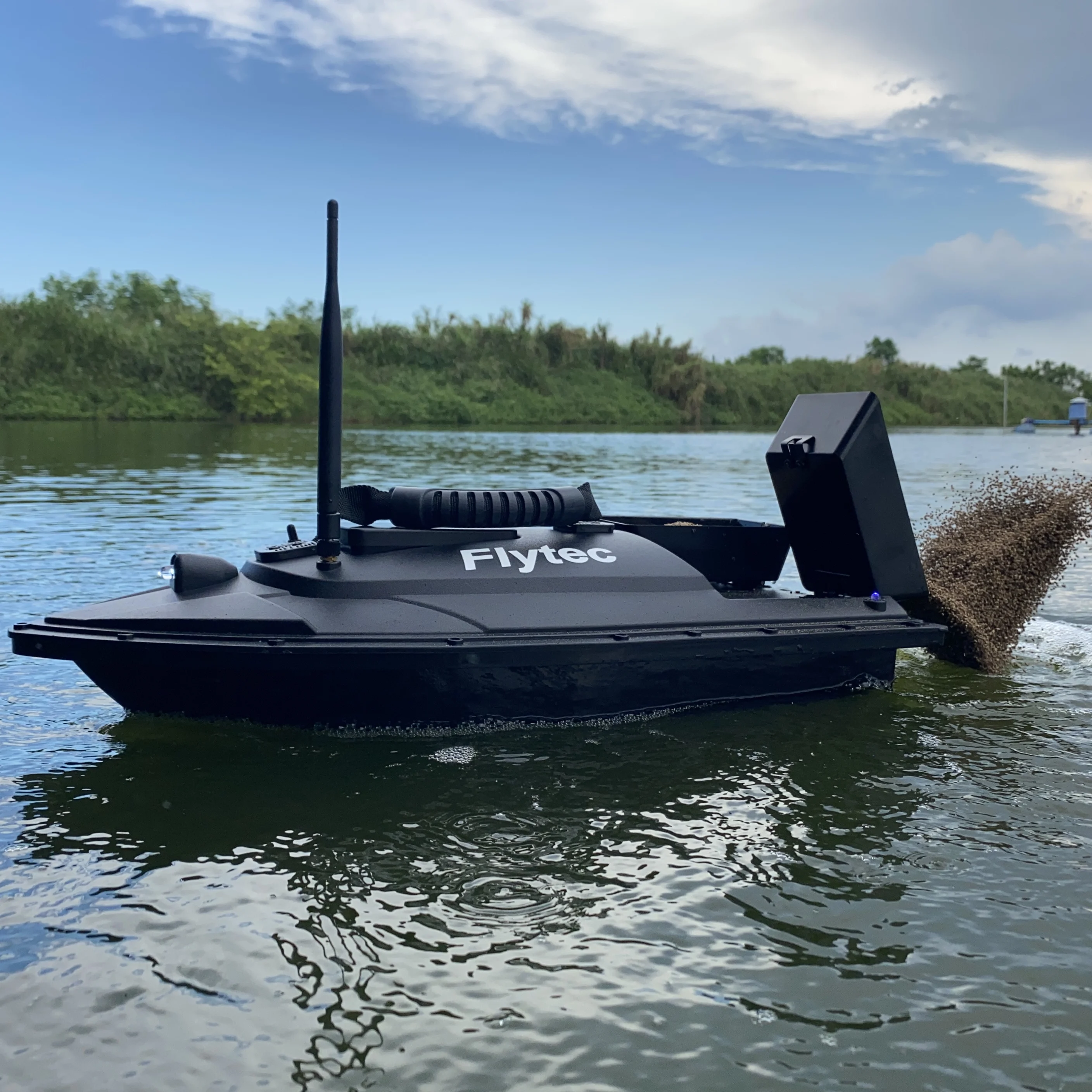 2011-5 500M Dual Motors Remote Control Bait Boat Ice Fishing Sonar Sensor Fish Finder For Bait Boat Fishing