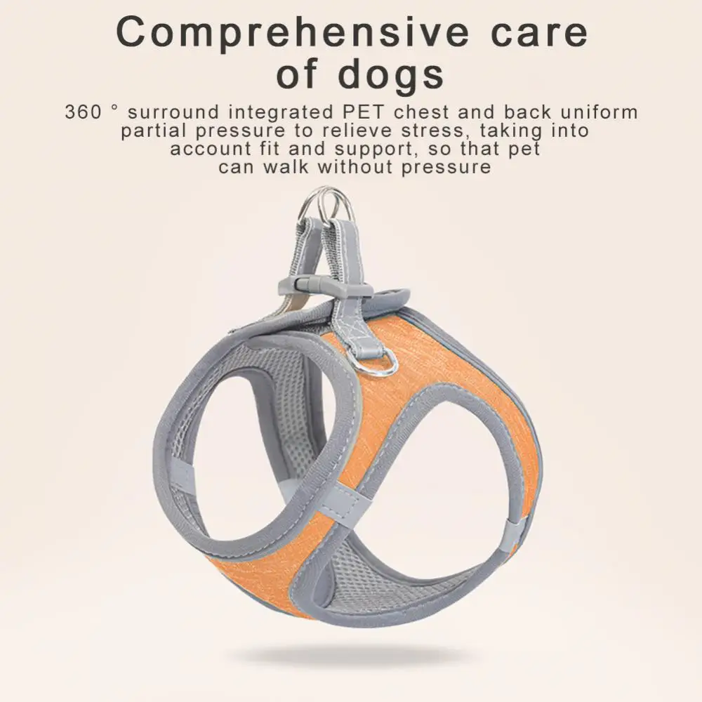 

Регулируемый светоотражающий жилет для домашних питомцев, осветительный поводок для маленьких и средних собак, кошек