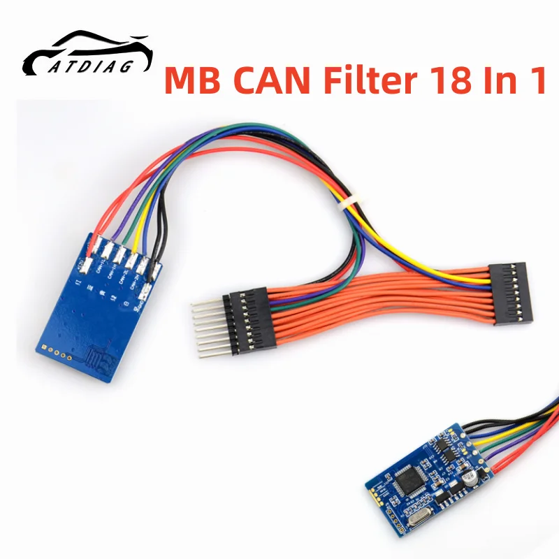 

2023 New MB CAN Filter 18 In 1 CAN Filter for W222/W205/W447/204/W212/E(W207)/W246 for B-enz/for B-MW Universal Filter