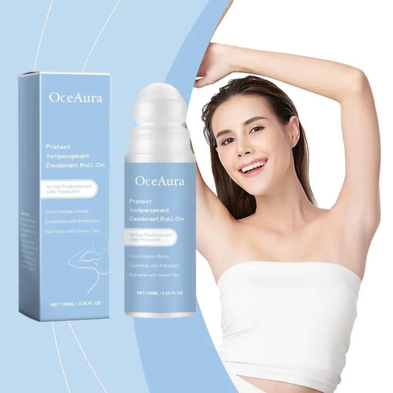 Protect Antiperspirant Deodorant Roll-On Relieves Armpit Body Odor Refreshing Antiperspirant Natural Fragrance Portable Product