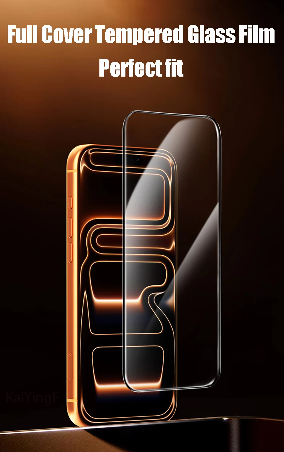 4 Stück HD-Glas-Displayschutzfolie für iPhone 17 16 15 14 13 12 11 Pro Max Plus XR mit Oleophober Beschichtung Gehärtetes Glas Schutzfilm – Detail 1