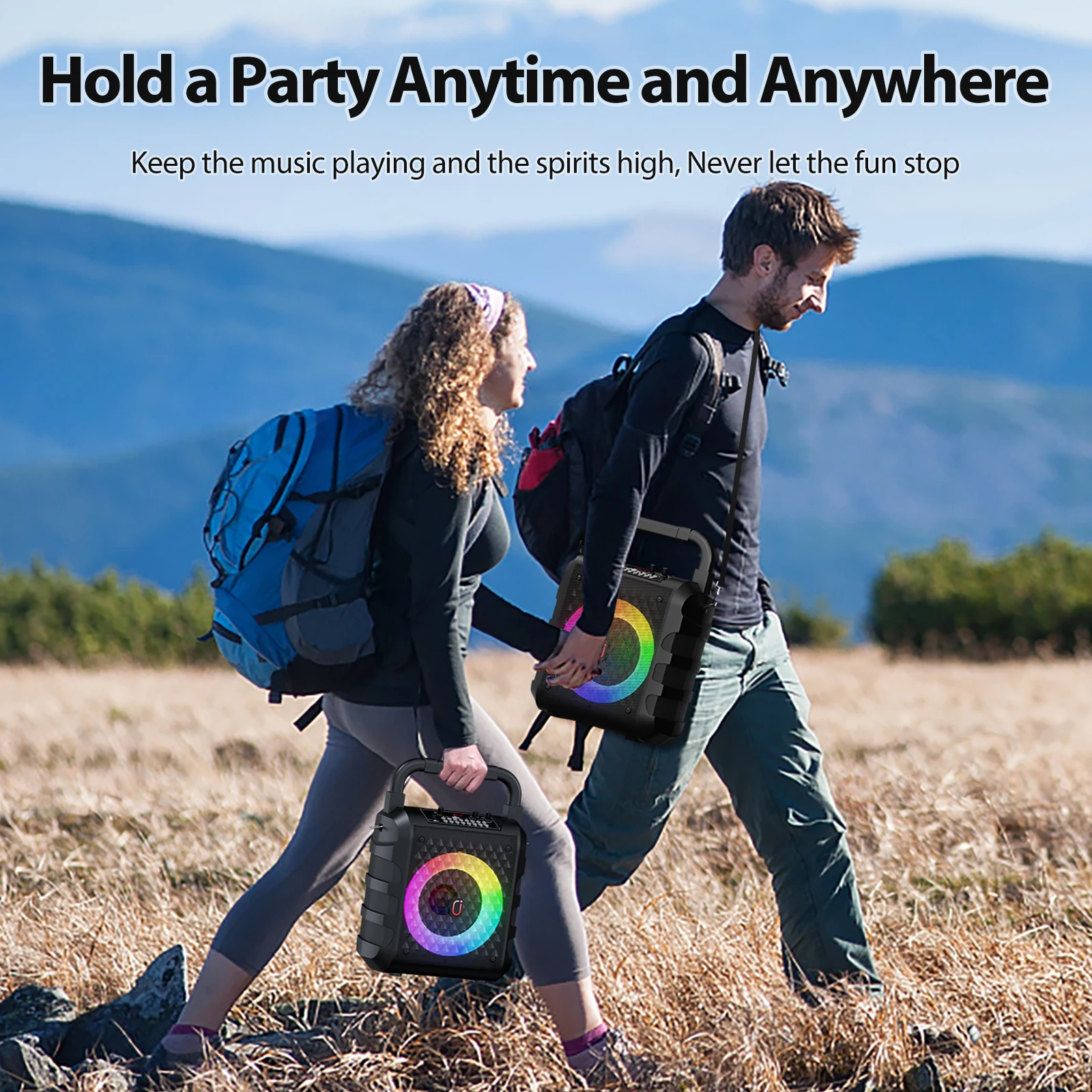 Wireless LED Karaoke Speaker 4