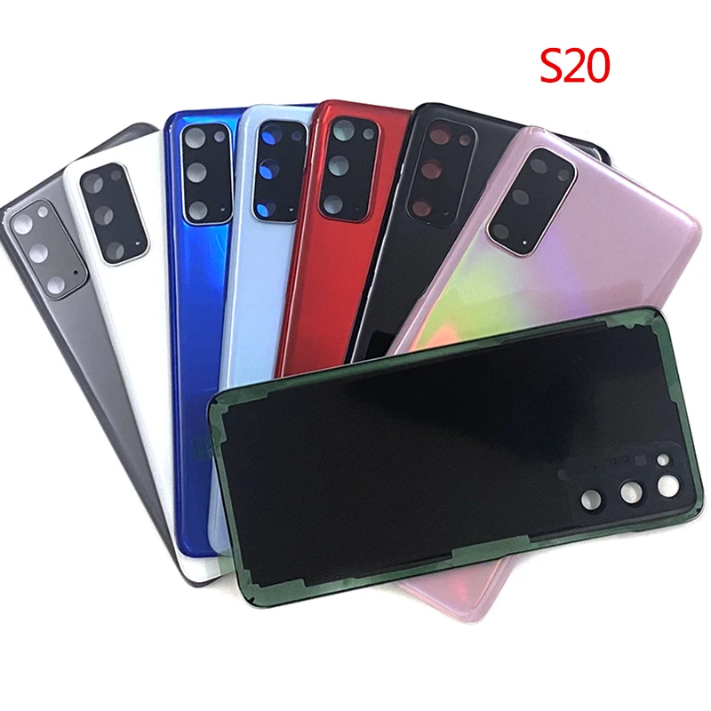하우징 유리 커버 배터리 후면 커버 카메라 렌즈, 삼성 갤럭시 S20 울트라 S20U G988 S20 G980 S20 플러스 S20 + G985