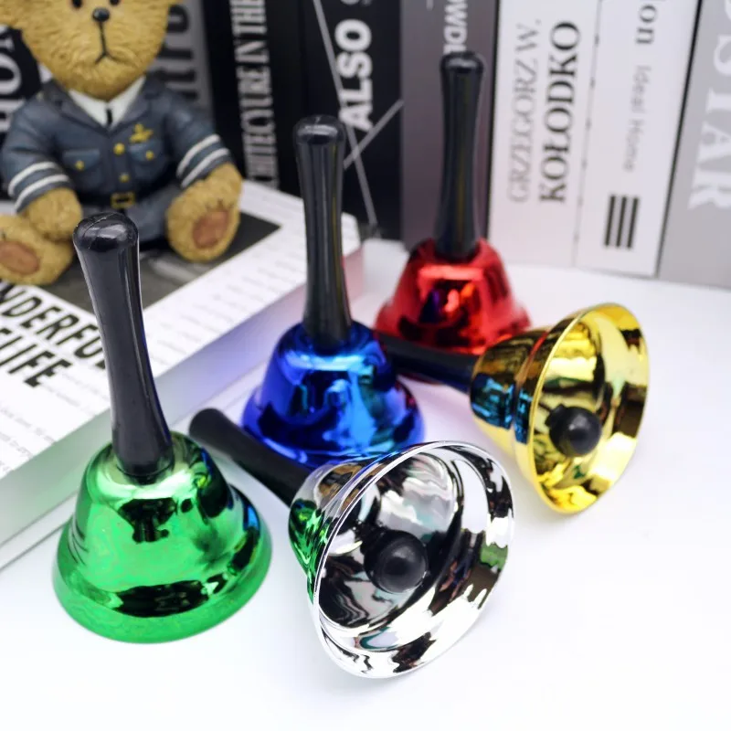 

1Pcs 75Mm Christmas Hand Bell Pet Supplies Training Metal Bells Cats And Dogs Decorative Dinner Bells