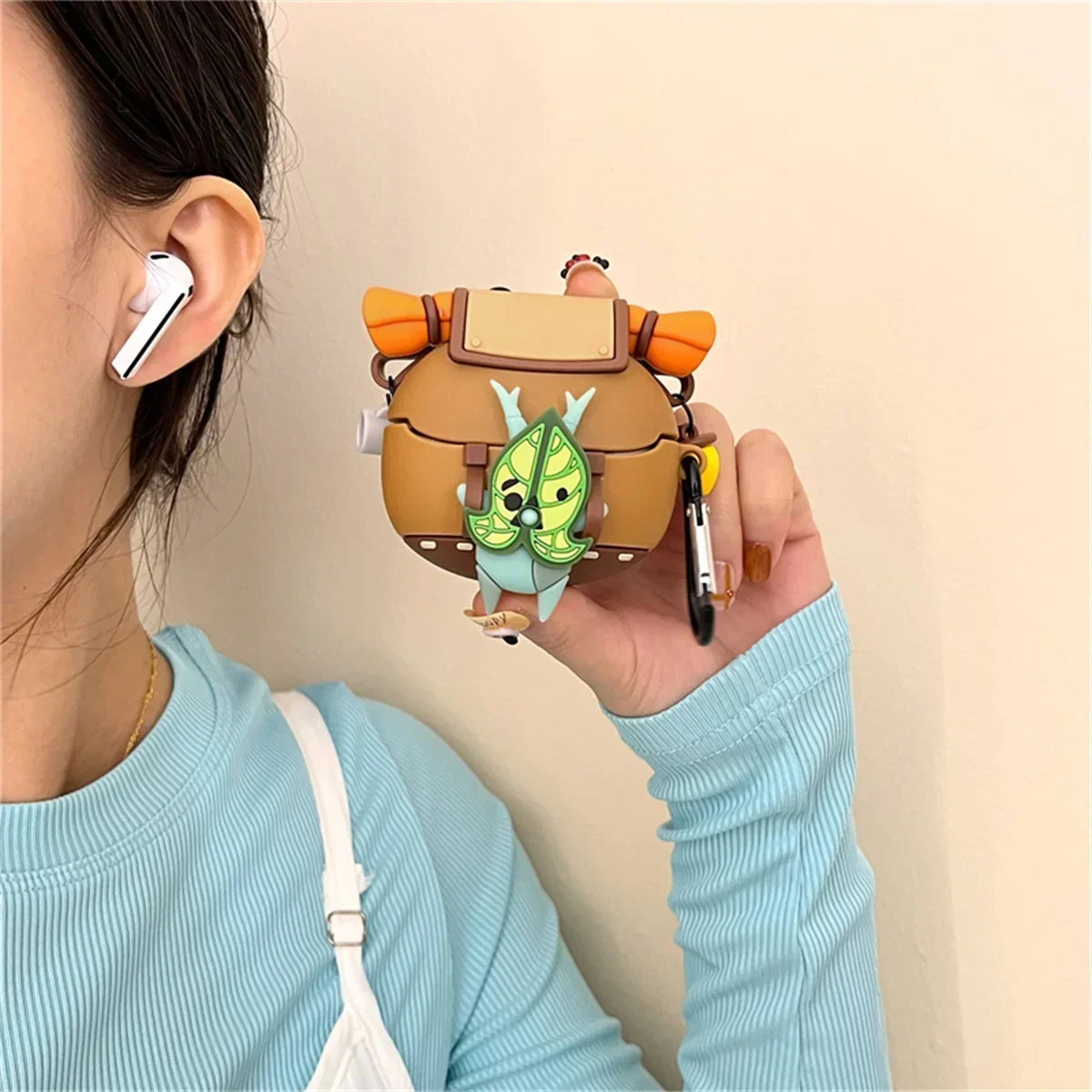 รูปสินค้า เคสหูฟัง Samsung Galaxy Buds 3/Buds 3 Pro น่ารัก 3D Yahaha ซิลิโคนพร้อมตะขอ