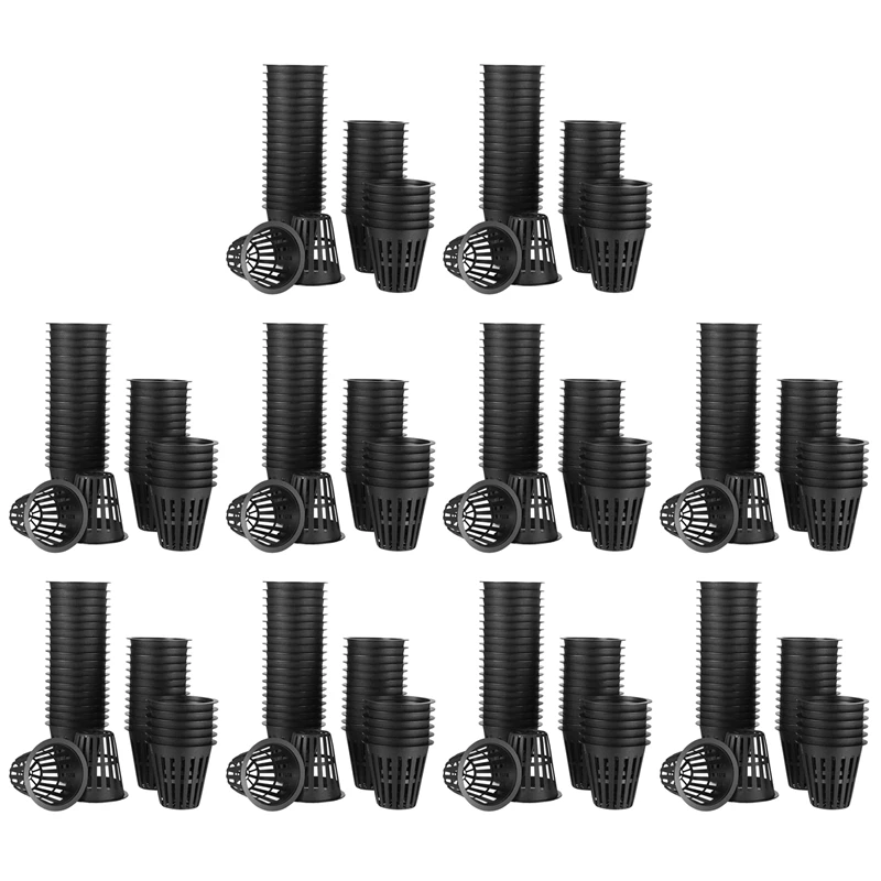 

HOT SALE 600 Pack 2 Inch Net Cups Slotted Mesh Wide Lip Filter Plant Net Pot Bucket Basket For Hydroponics