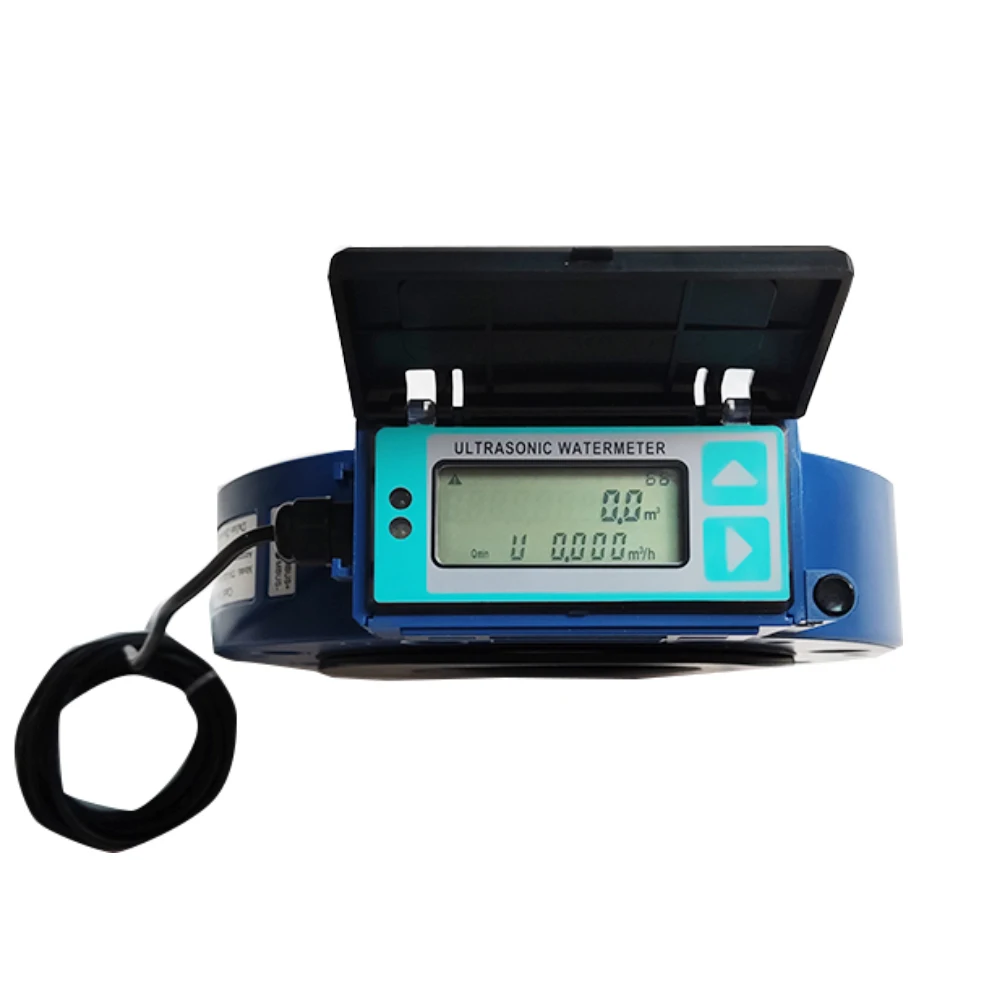 Ultrasonic Water Meter DN50 DN65 DN80 DN100 Water Liquid Pipeline Ultrasonic Flow Meter RS485 Communication Remote