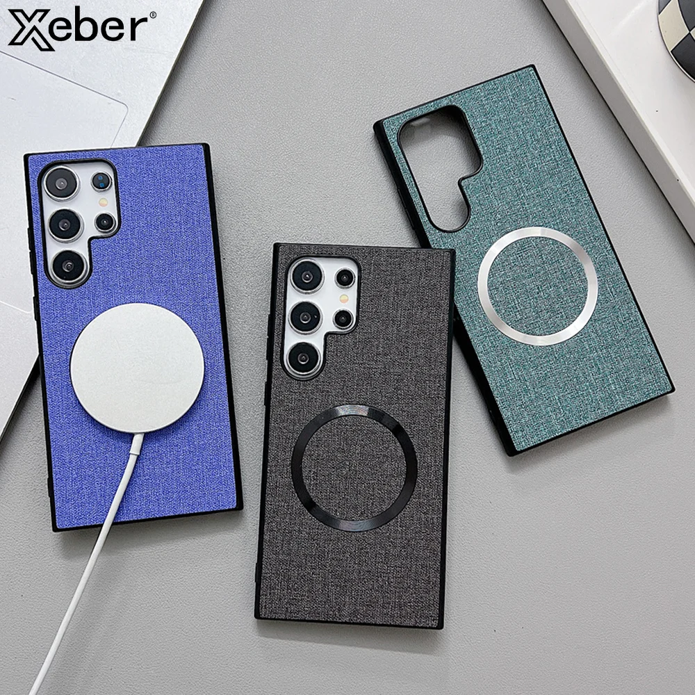 Luxury Magnetic Wireless Charging Phone Case Cover