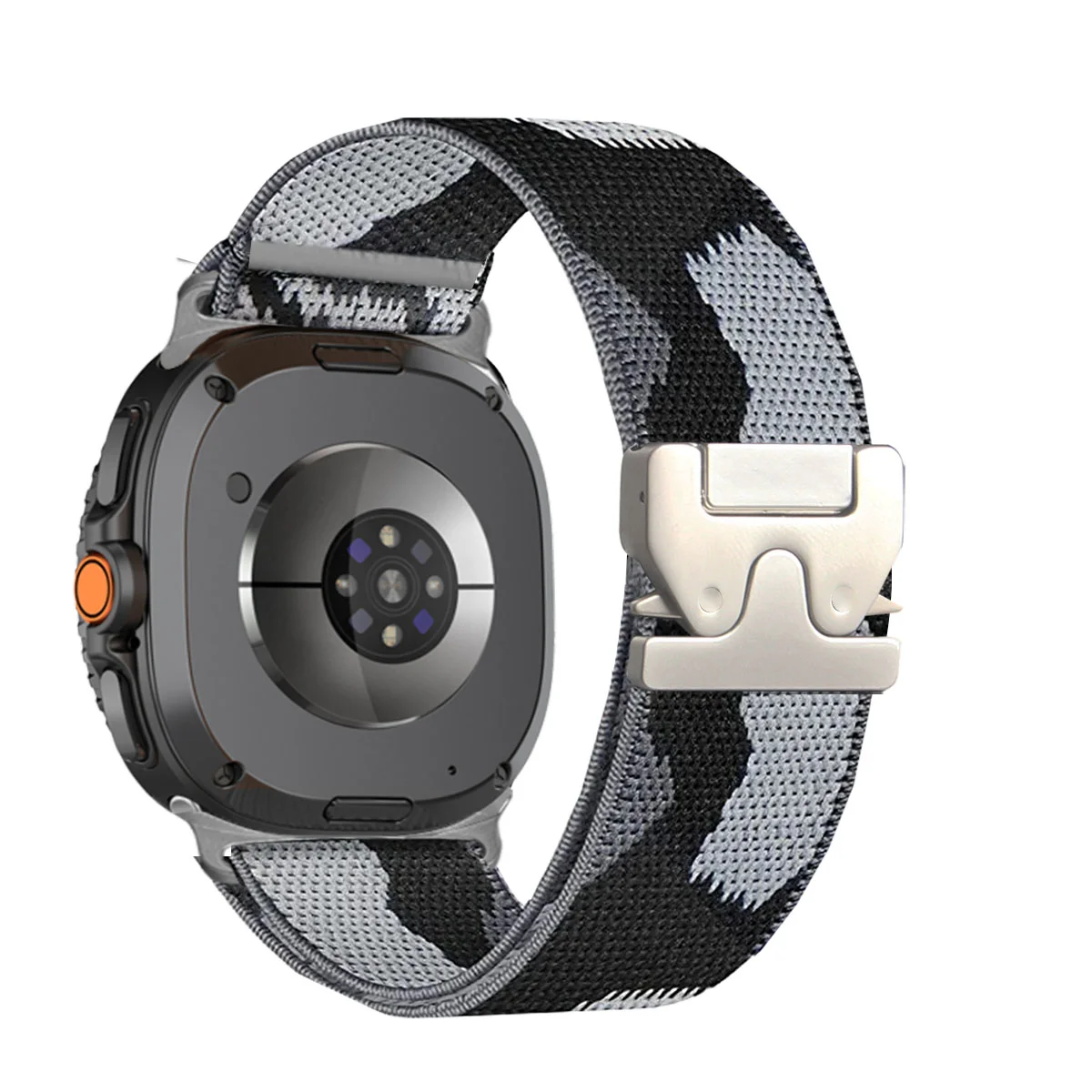 Braided Elastic Sport Bracelet for Smartwatch - Versatile Adjustable Band
