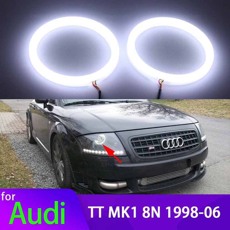 Diverse varer Aftale besøgende For Audi Tt Mk1 8n 1998-2006 Car Accessories 6000k White Smd Cotton Light  Led Angel Eye Halo Ring Kit, 2 Years Wattanty - Car Headlight Assembly -  AliExpress