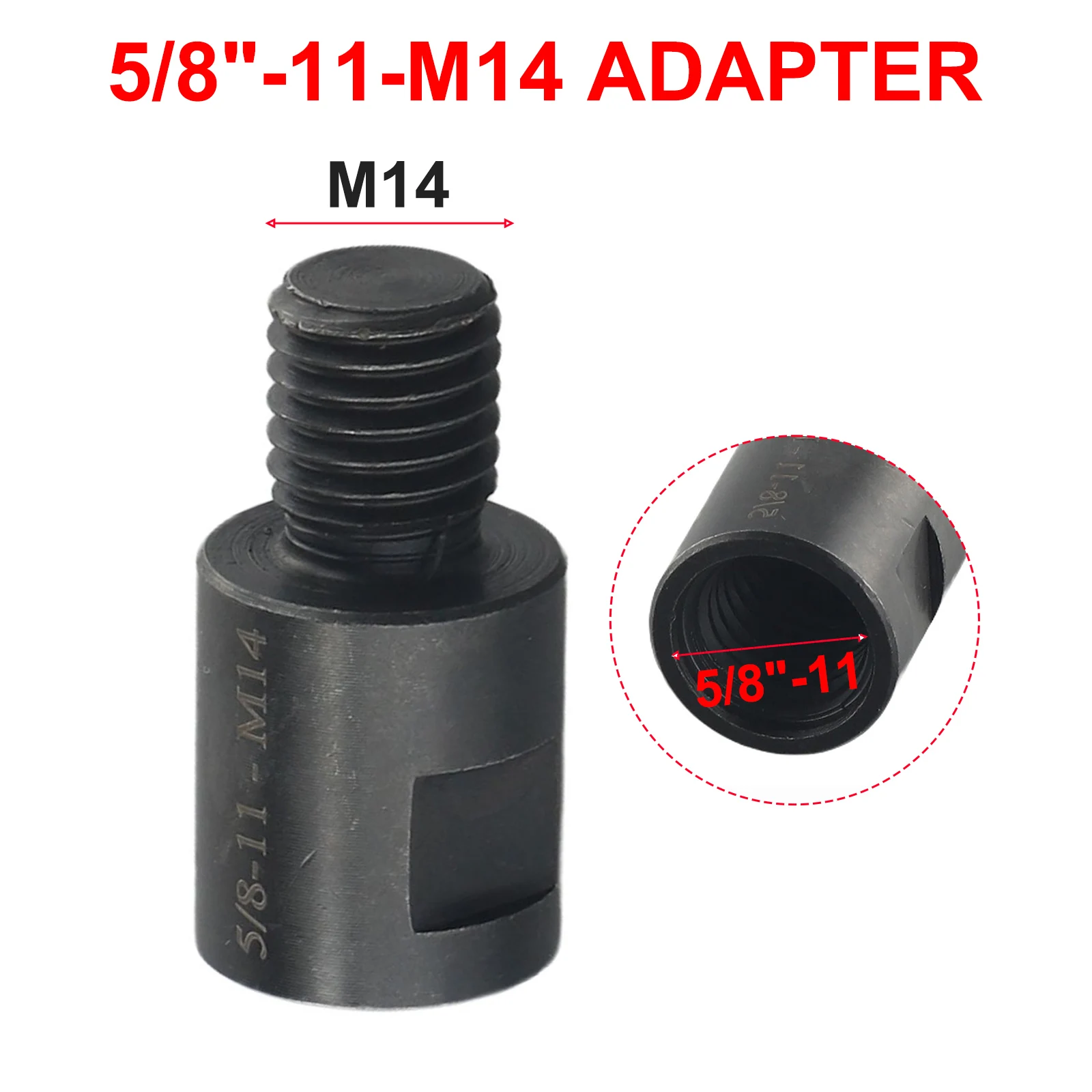 

Угловой регулируемый конвертер M10 M14 5/8-11 переходник интерфейсный разъем винтовой соединительный стержень гайки Прорезыватель для электроинструментов