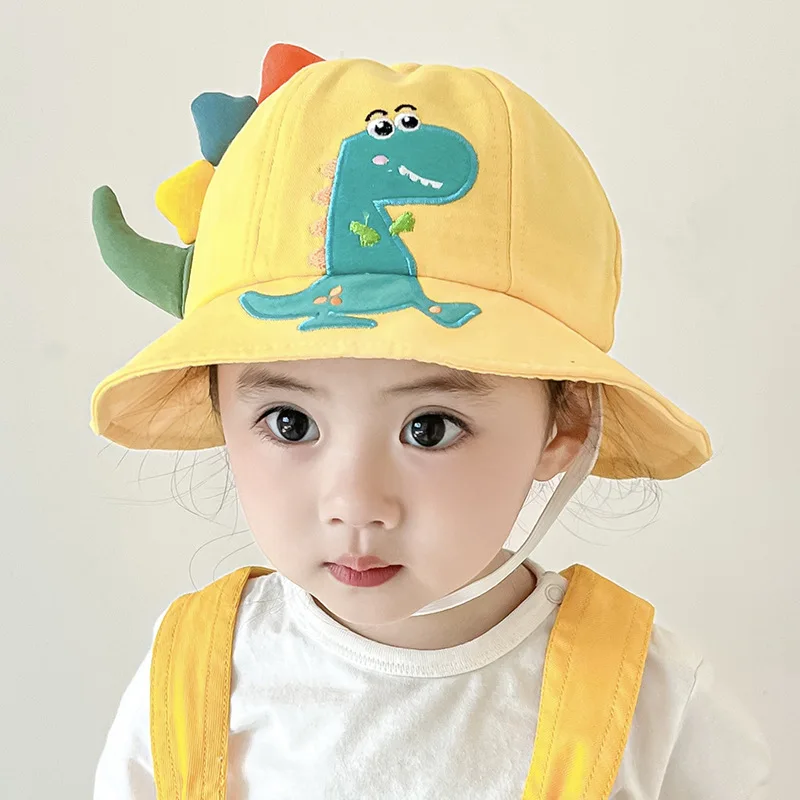 Cartoon 3D Dinosaur Baby Bucket Hat Cute Boy Girl Wide Brim Fisherman Cartoon 3d dinosaur baby bucket hat cute boy girl wide brim fisherman