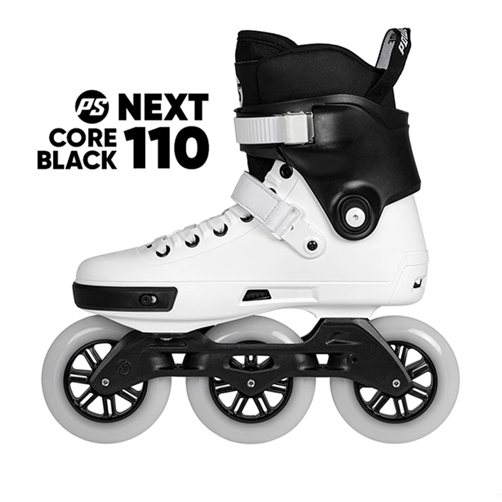 Powerslide NEXT Core 3*110mm Trinity Frame Inline Skates Street Racing Roller Free Skating Patines