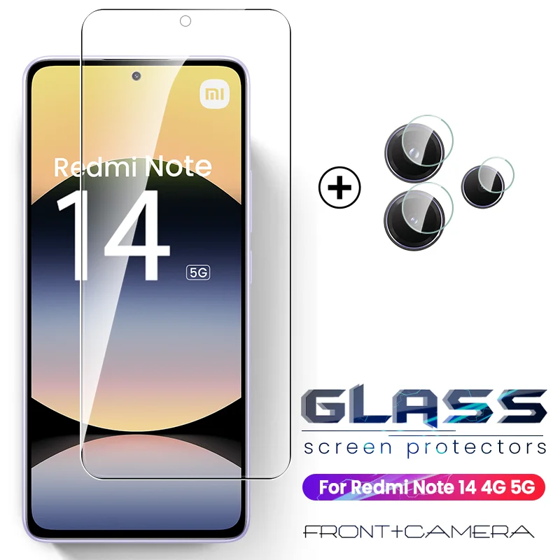 Durable Protective Case with Tempered Glass Screen & Camera Protector