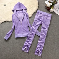 Ensemble de survêtement deux pièces pour femme, veste décontractée, pantalon à poches inclinées 3