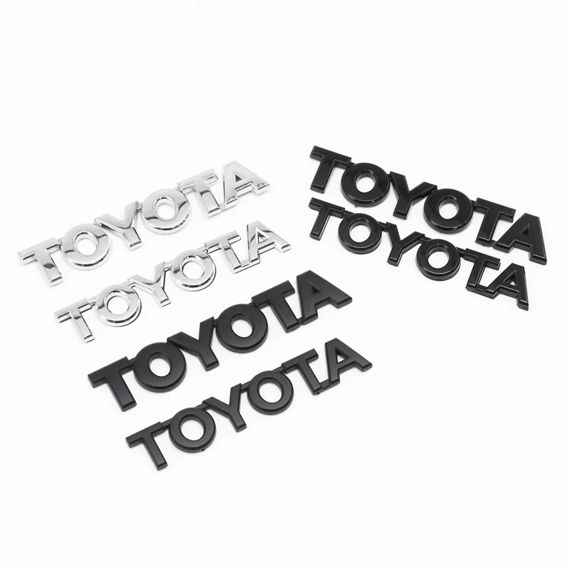 Металлическая 3D наклейка для автомобильного стайлинга, значок для багажника автомобиля, боковой значок, Наклейка для Toyota Camry RAV4 Corolla Vanguard XA10 XA20 XA30 XA40