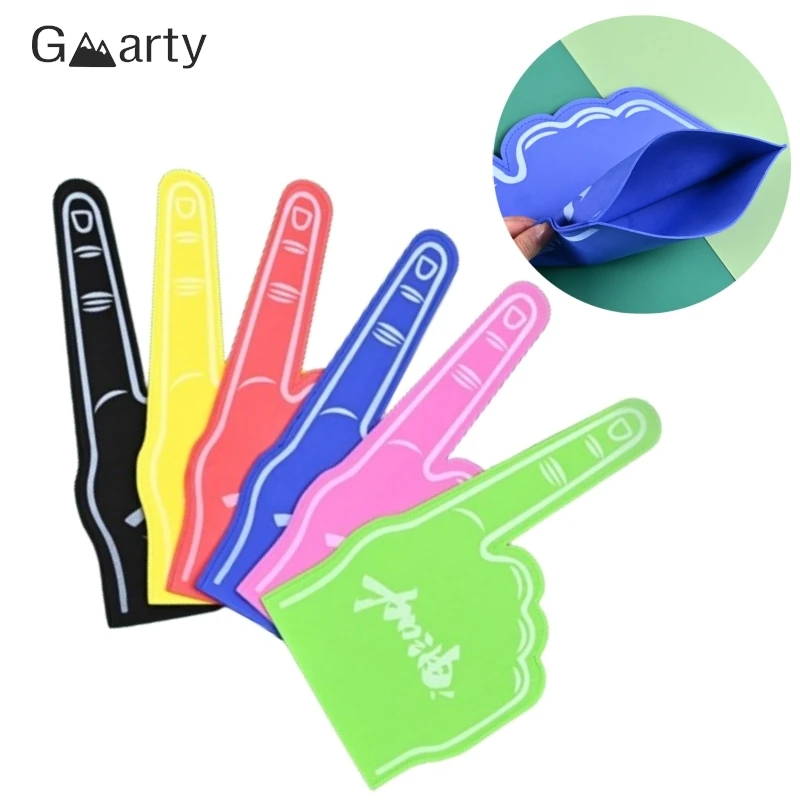 

1pcs Finger Foams Sports Cheerleading Party Hand Props 1 Noise Makers Props Giant Hands Sports Favors Cheering Palm Party Props