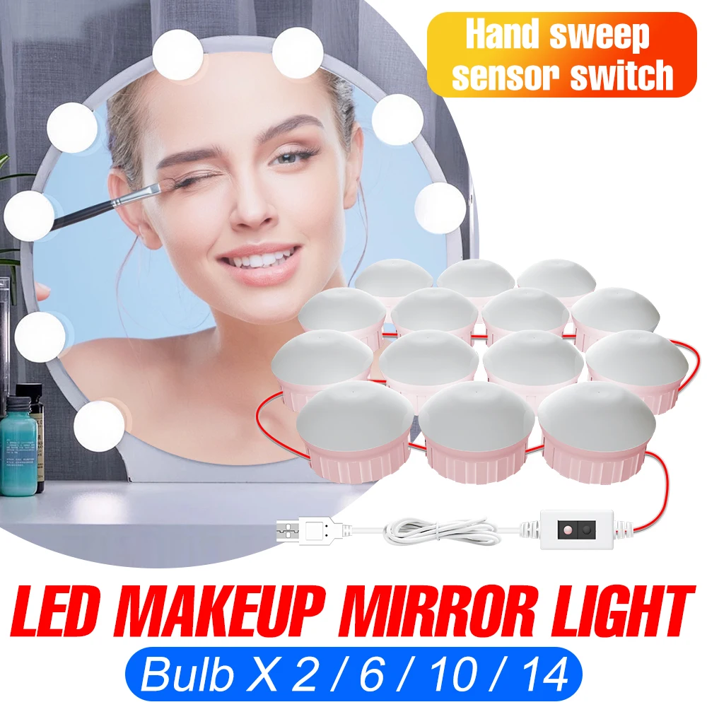 LED Vanity Light Makeup Mirror Wall Lamps Bathroom Dressing Table Lamp For Bedroom Decoration Full Body Mirror LED Lighting