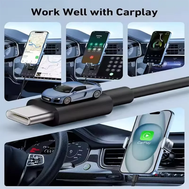 A 3.5-meter ultra-long charging cable, supporting super-fast charging, suitable for dashcam devices, etc.