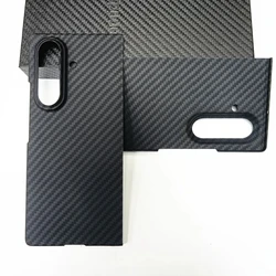 Premium Kevlar Carbon Fiber Slim Anti - Drop Magnetic Case with Bare - Metal Feel - Galaxy Z TriFold (1500D No Magnetic A1)