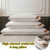 Quilted Elongated Pillow 1.2/1.5/1.8m Adult Elongated Couple Neck Care Long One Piece Pillow Neck Pillow for Hotels and Home Use 1