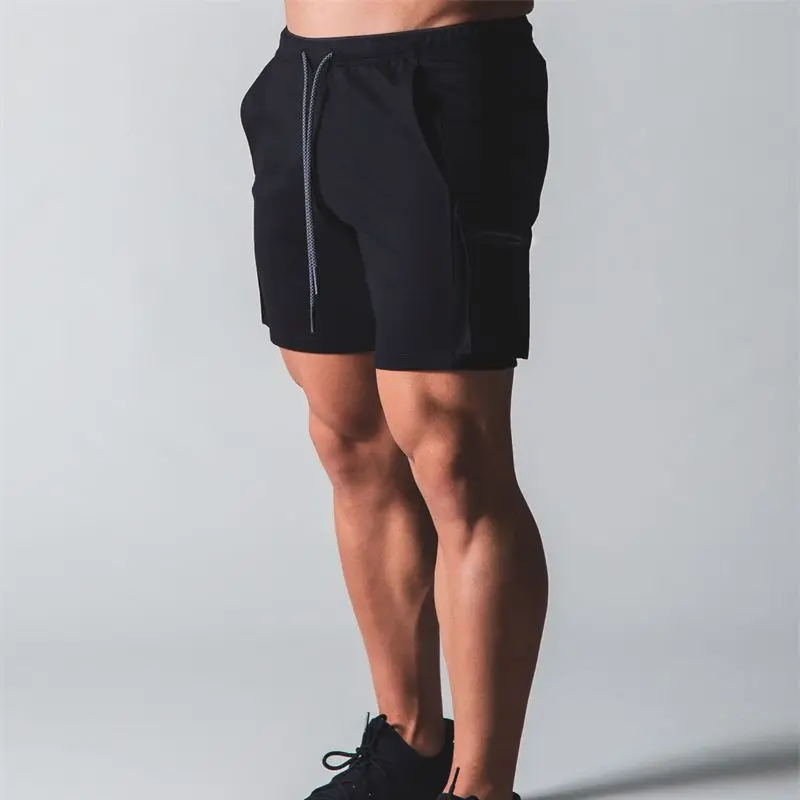 Cotton Fashion Men's Capris Multi Pocket Zipper Street Apparel Outdoor Casual Pants Jogger Fitness Men's Shorts