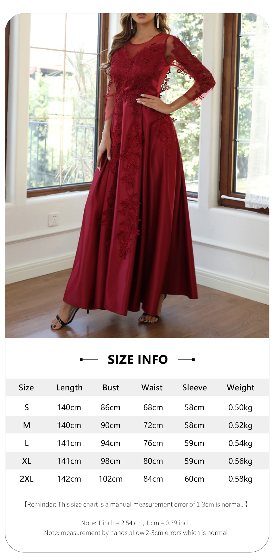 PLEINDI Vintage Evening Dresses Party Women Dress Wedding Long Sleeve O-Neck 2022 New Elegant Lace Corduroy Burgundy Red Prom
