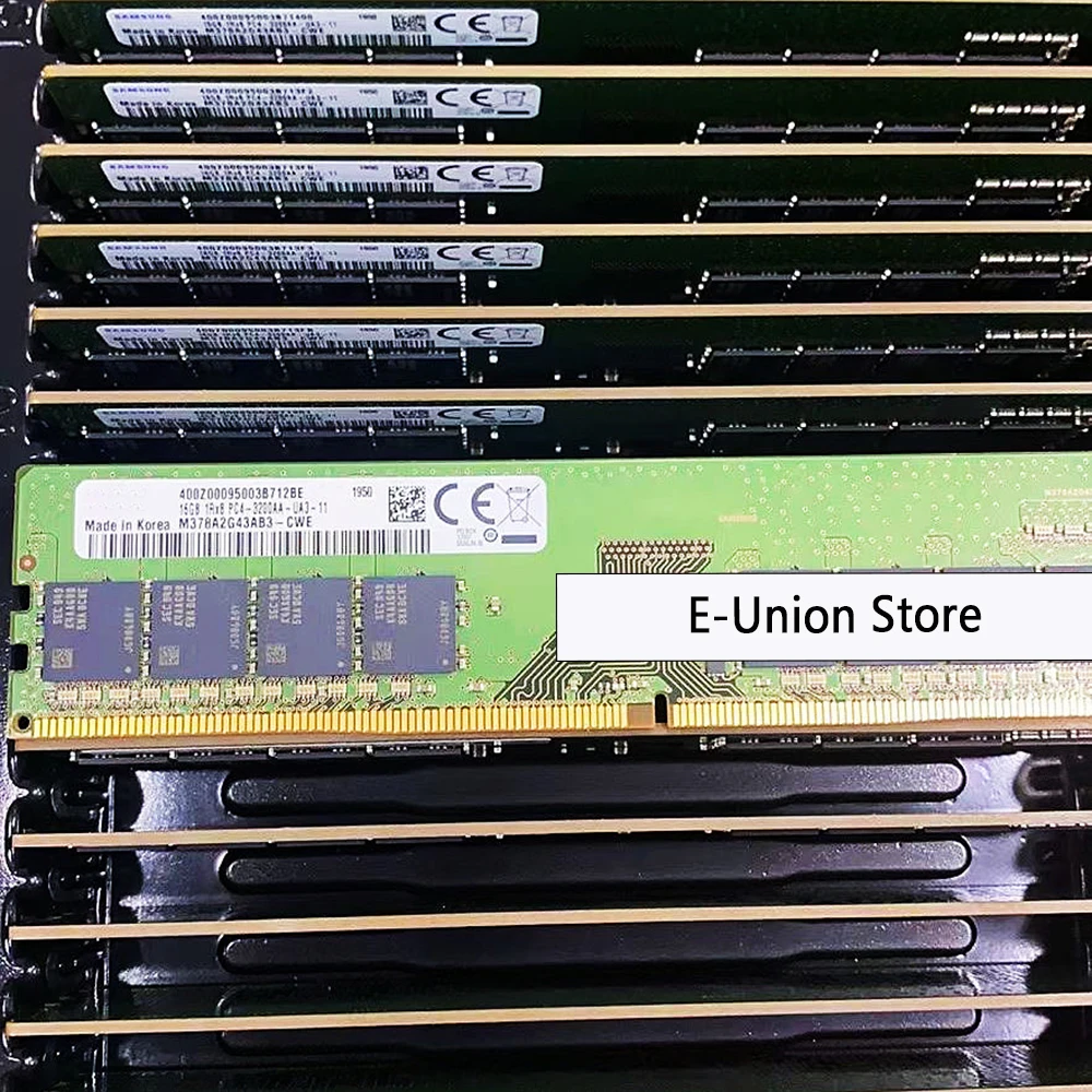 M378A2G43AB3-CWE RAM 삼성 16GB DDR4 3200MHz 1R × 8 PC4-3200A-U 데스크탑 메모리 완벽하게 빠른 배송