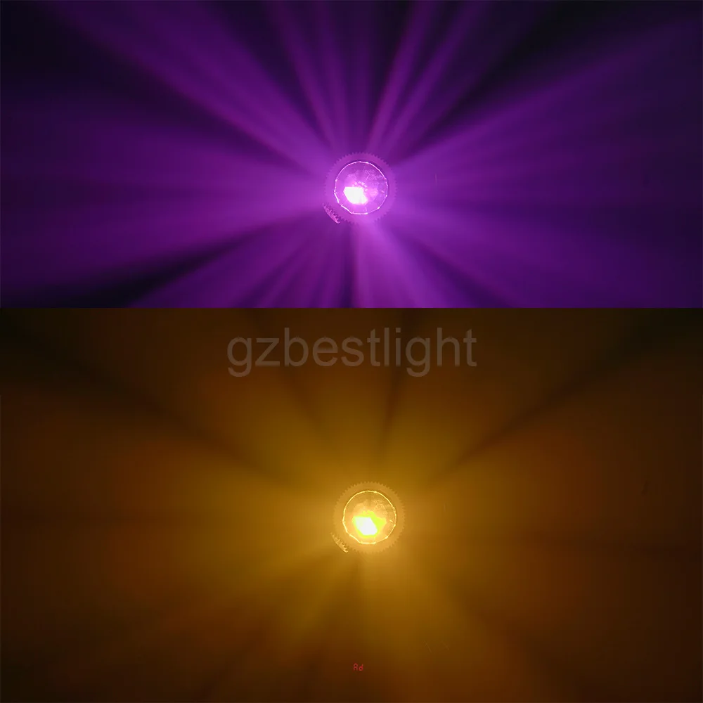 Moving Head Light 150W/200W LED Beam Spot Wash Rotating 8/14 Gobos Sound Activated DJ Mixer Control Flight Case
