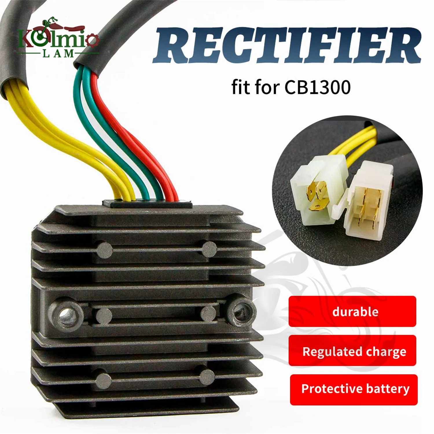 Regulador De Voltaje Para Honda CB900F Y VTX1300 (2002-2007) - Mejora La Carga De La Batería