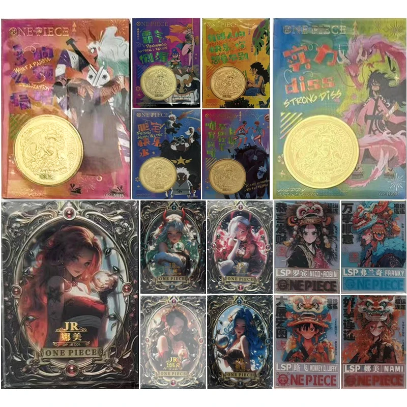 Anime One Piece LN JR LSP Series Collection Card Nami Hancock Uta Vivi Sanji Yamato Luffy Children's Toy