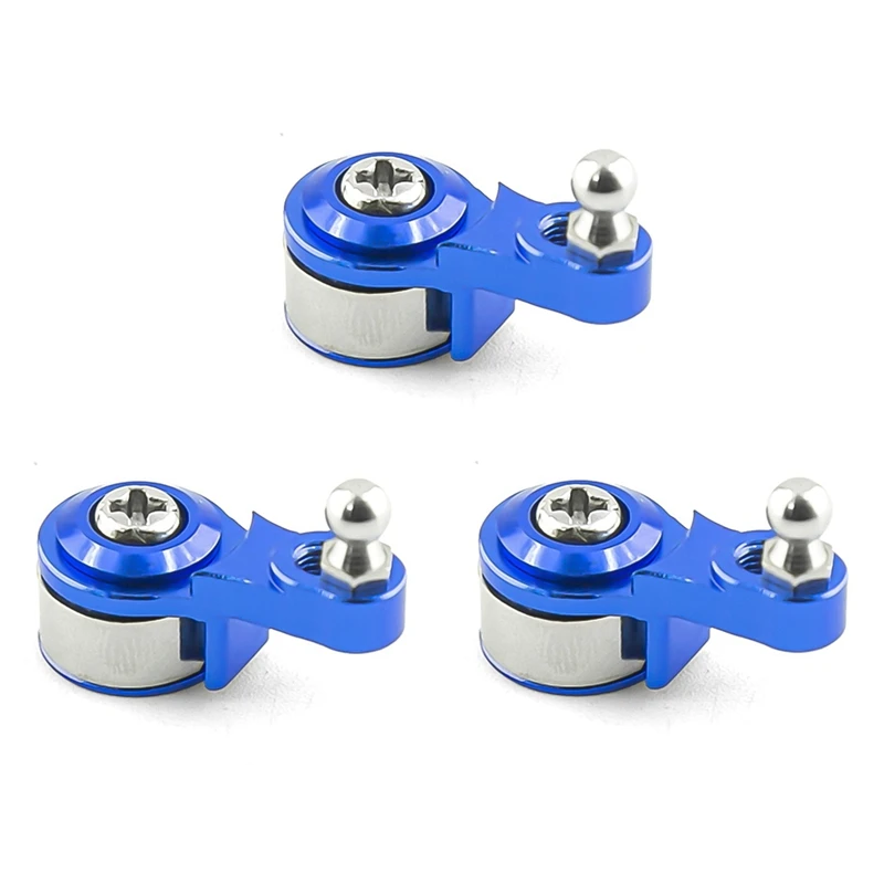 

FBIL-3Pcs 25T Metal Adjustable Damping Servo Arm Servo Horn For 1/10 RC Crawler Car Traxxas TRX4 TRX-4 TRX6 Upgrade Parts