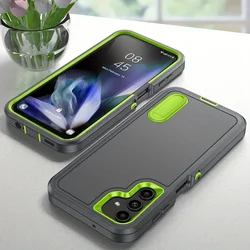 2 - in - 1 Shockproof Armor Case with Hard PC Protection Cover - Galaxy S23 Ultra (Grey Green)