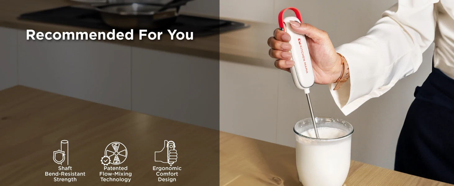 Kitchen Mama Silkwhisk Electric Milk Frother