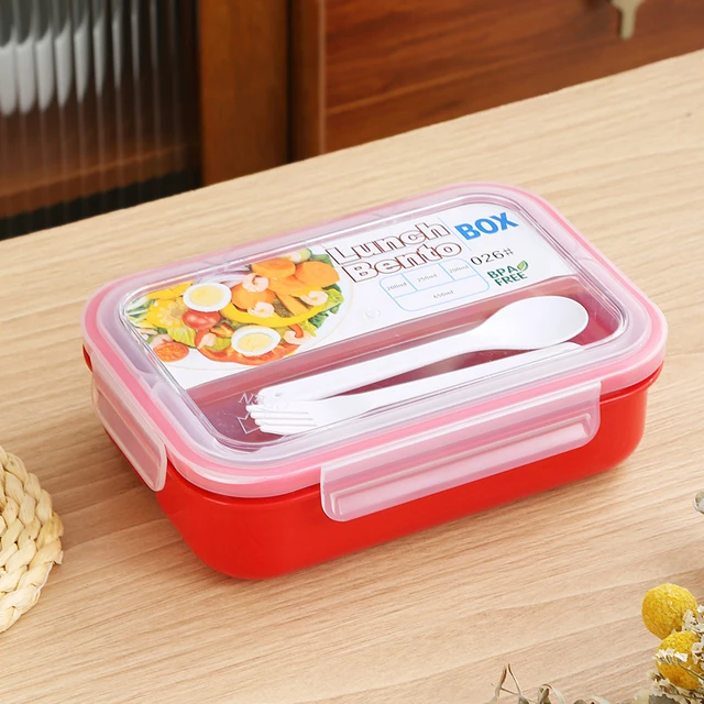 Silicone Lunch Box Kids Snack Lunch Box Divided Lunch Box With Four  Leakproof Compartments Food Storage Container With Lid For - AliExpress