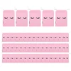 A15F-50 Pieces Eyelash Aftercare Bags Plastic Makeup Bags Toiletry Makeup Pouch Cosmetic Travel With Drawstring 1
