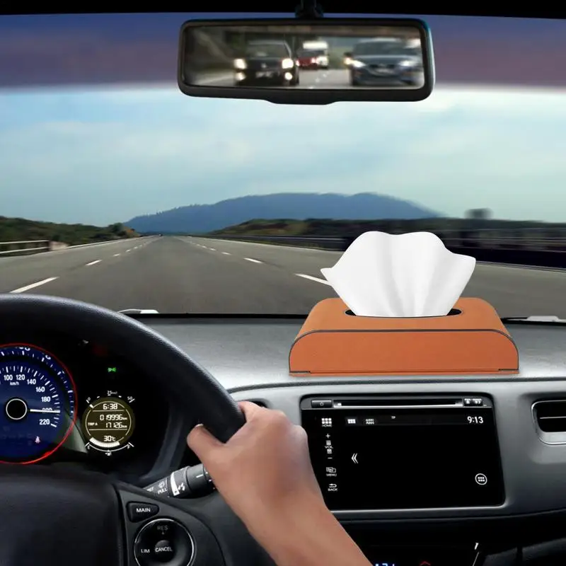 

Car Tissue Box Holder Auto Armrest Tissue Box Holder Auto Armrest Napkin Box Car dashboard Tissue Storage Case Auto Paper Holder