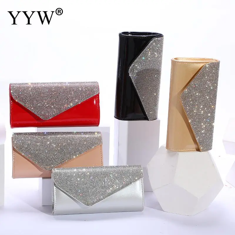

Fashion Women Evening Purse Clutch Bag Diamonds Designer For Wedding Party Mini Purse Handbag Bolsas Mujer Female Day Clutches