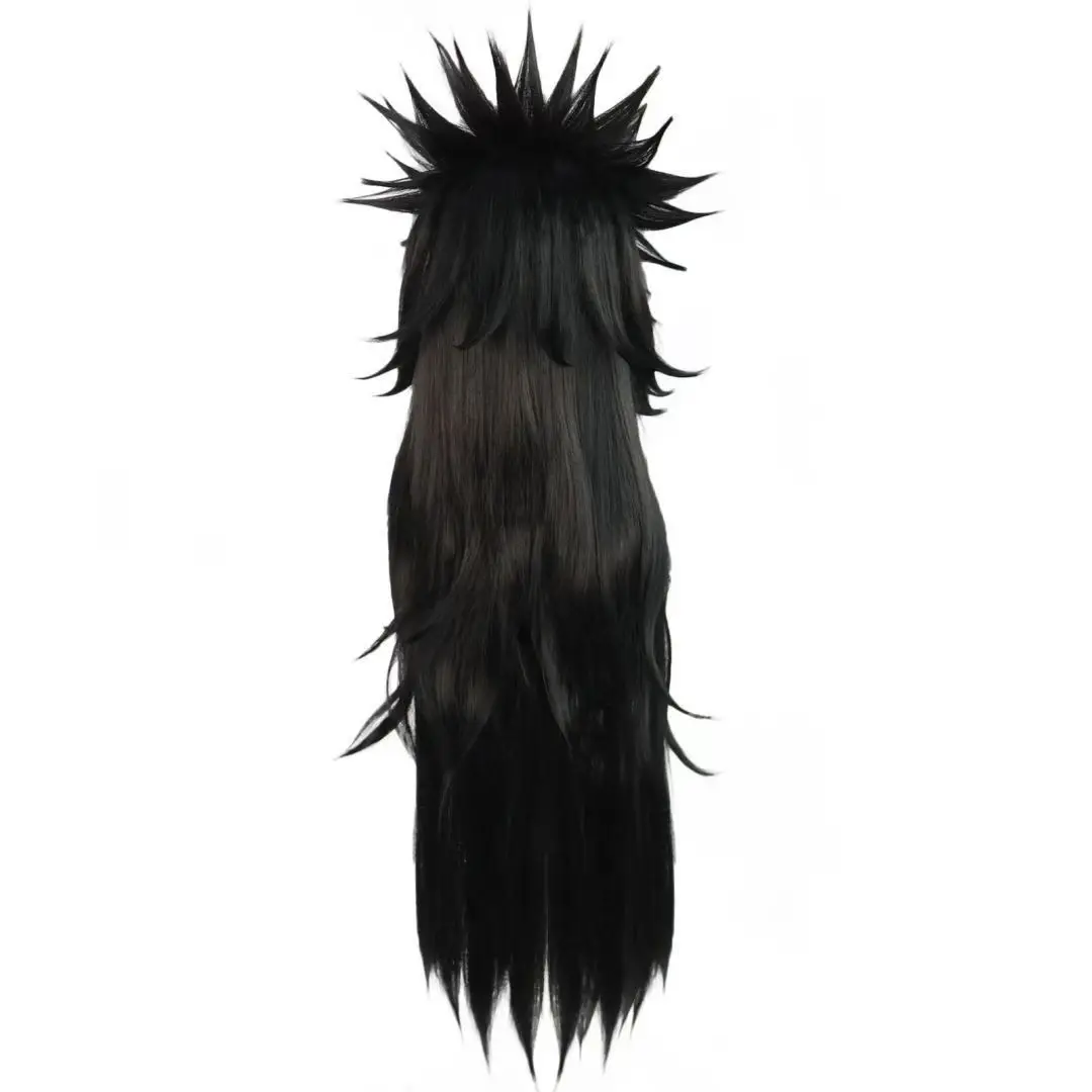 High Quality Long Black Cosplay Wig with Net